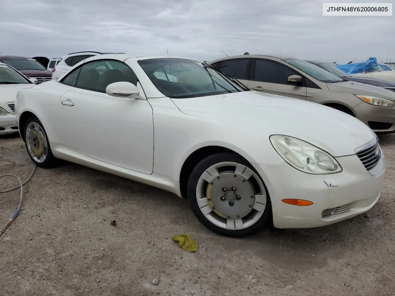 2002 Lexus Sc 430 VIN: JTHFN48Y620006805 Lot: 75208254