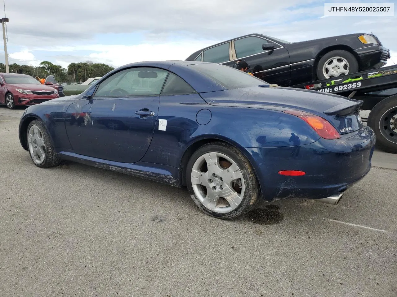 2002 Lexus Sc 430 VIN: JTHFN48Y520025507 Lot: 76343484