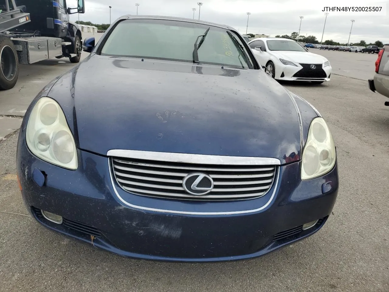 2002 Lexus Sc 430 VIN: JTHFN48Y520025507 Lot: 76343484