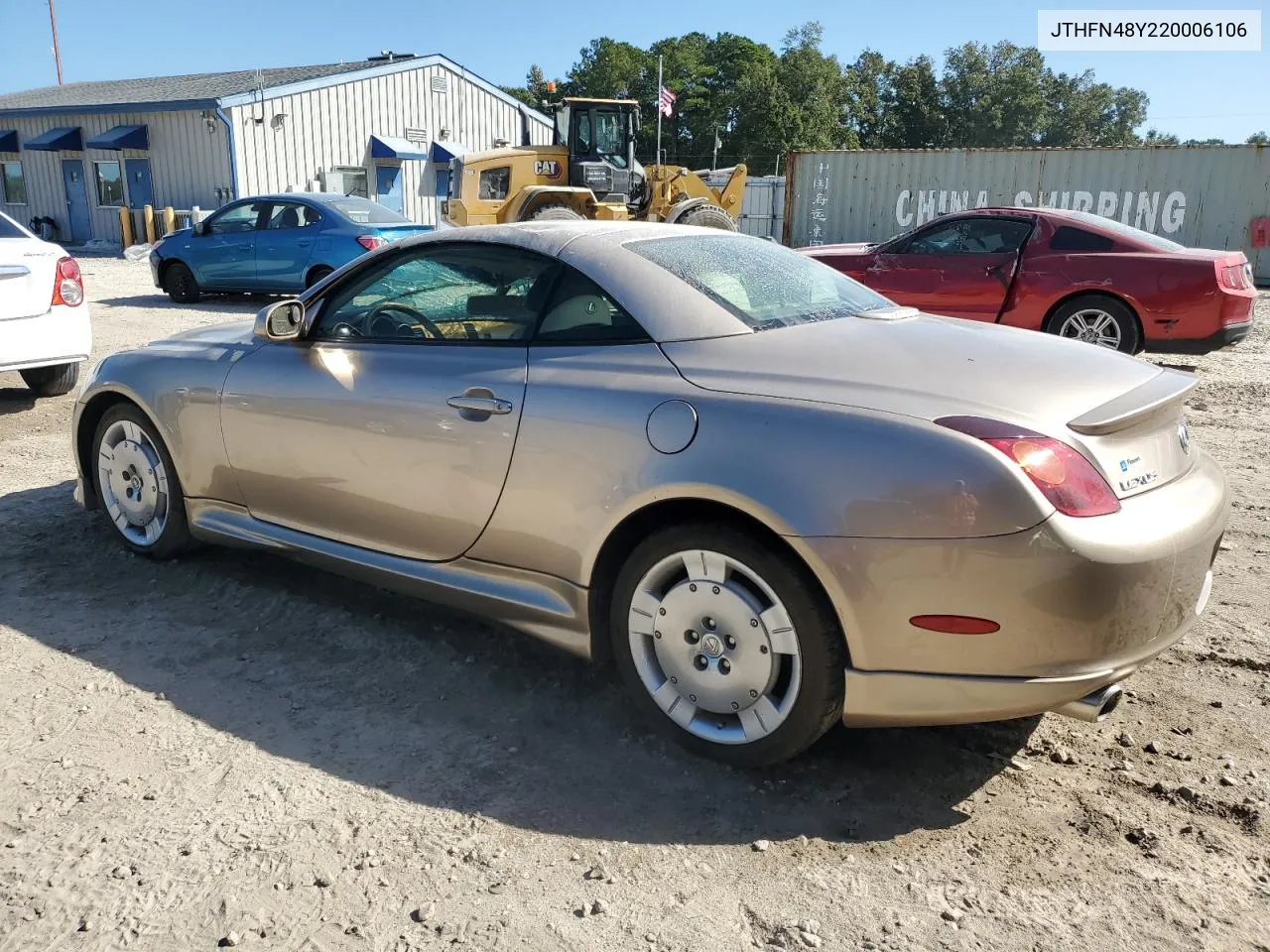 2002 Lexus Sc 430 VIN: JTHFN48Y220006106 Lot: 76703744