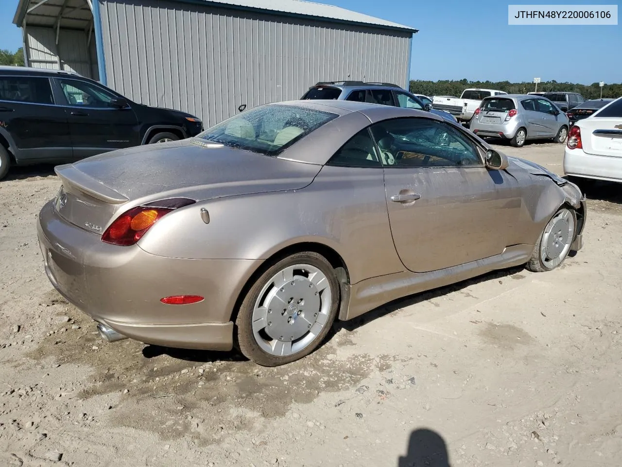 2002 Lexus Sc 430 VIN: JTHFN48Y220006106 Lot: 76703744