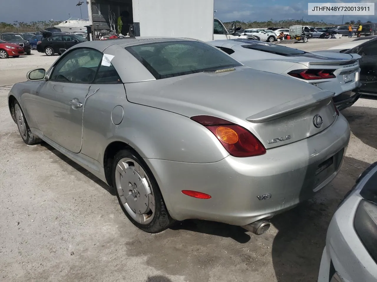 2002 Lexus Sc 430 VIN: JTHFN48Y720013911 Lot: 76783644