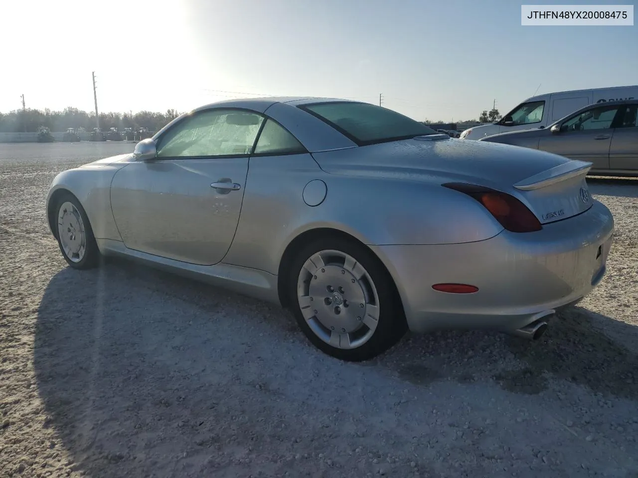 2002 Lexus Sc 430 VIN: JTHFN48YX20008475 Lot: 77255854