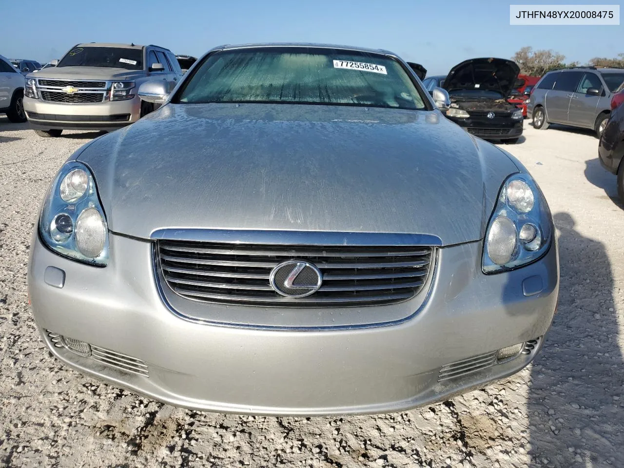 2002 Lexus Sc 430 VIN: JTHFN48YX20008475 Lot: 77255854