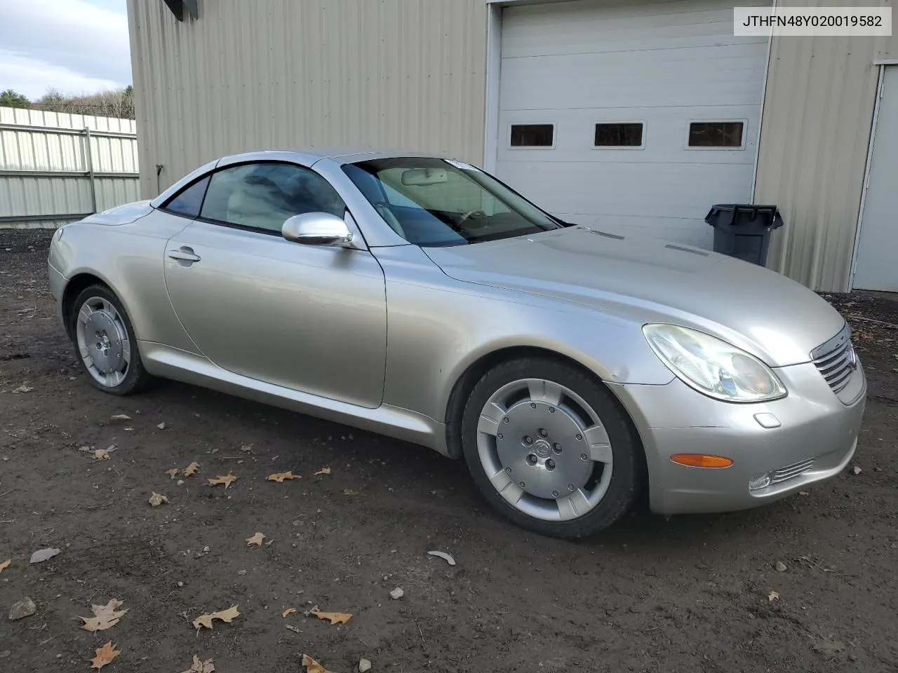 2002 Lexus Sc 430 VIN: JTHFN48Y020019582 Lot: 78977444