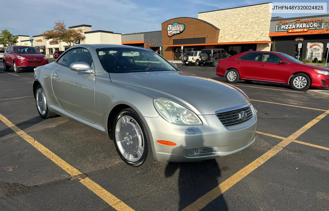 2002 Lexus Sc 430 VIN: JTHFN48Y320024825 Lot: 79307084