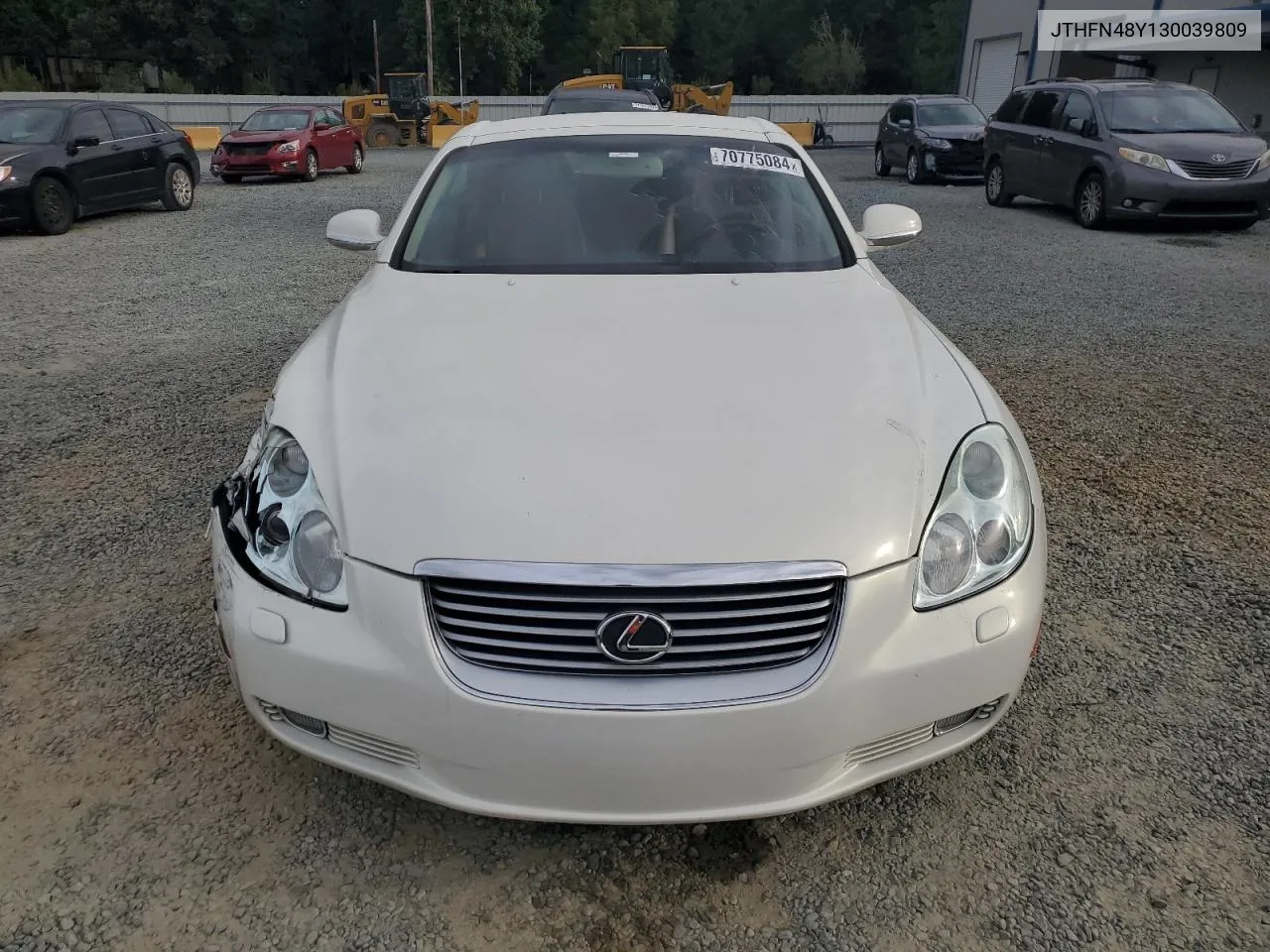 2003 Lexus Sc 430 VIN: JTHFN48Y130039809 Lot: 70775084