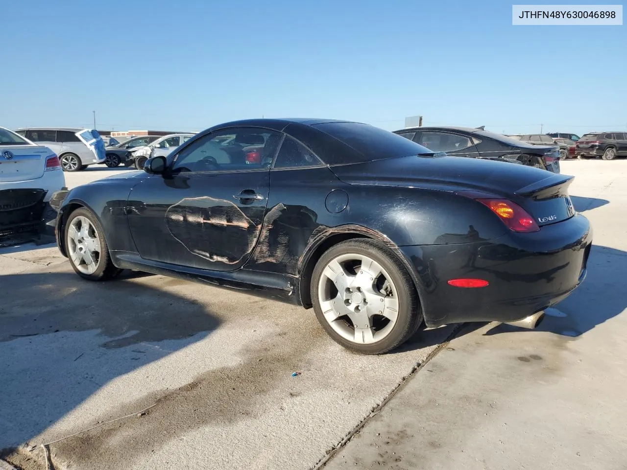 2003 Lexus Sc 430 VIN: JTHFN48Y630046898 Lot: 72030494