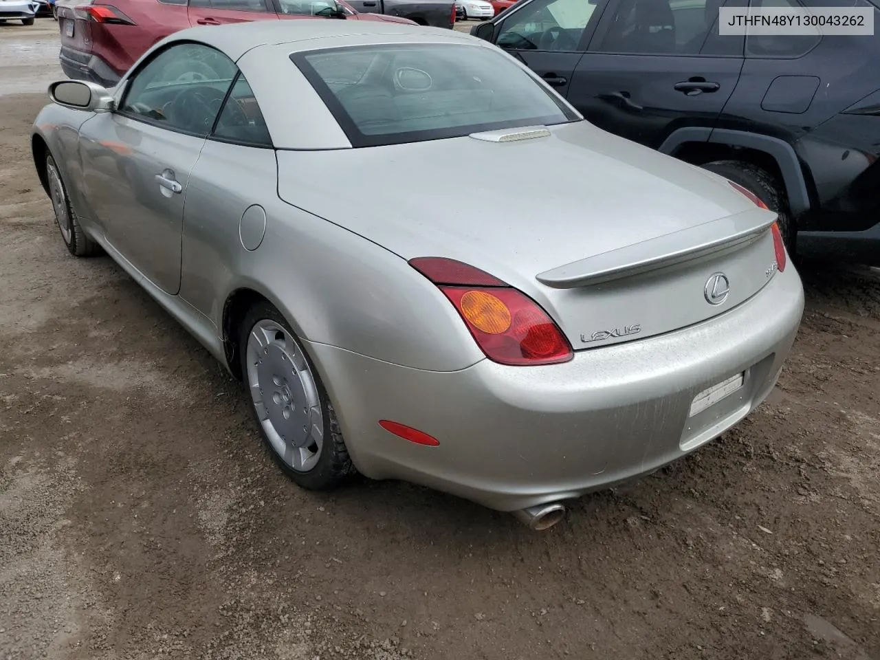 2003 Lexus Sc 430 VIN: JTHFN48Y130043262 Lot: 74299994