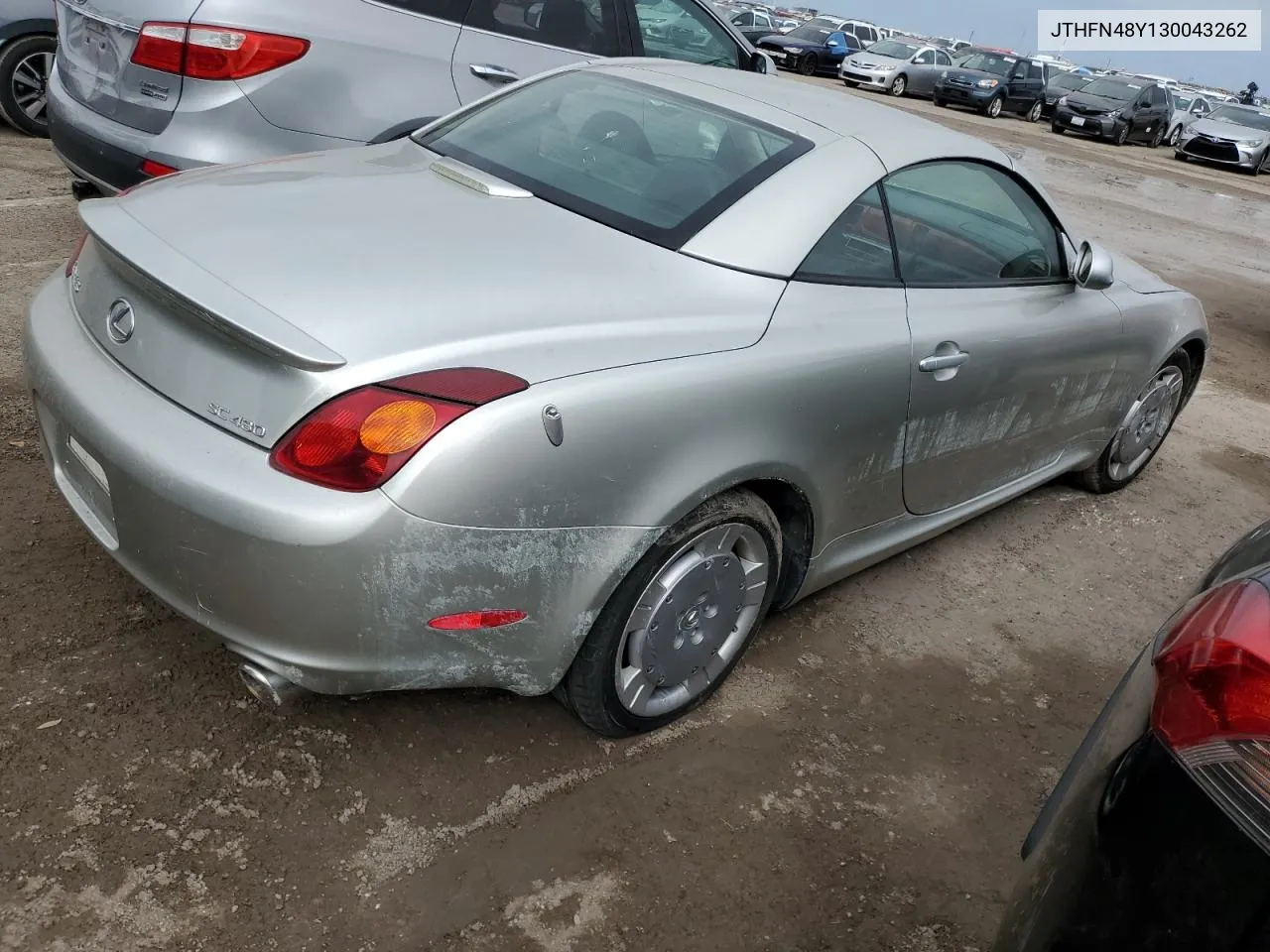 2003 Lexus Sc 430 VIN: JTHFN48Y130043262 Lot: 74299994