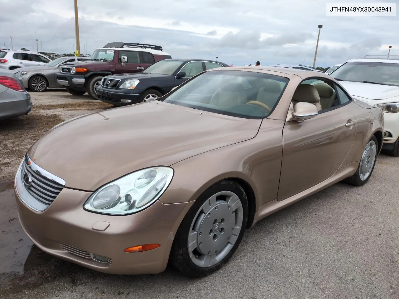 2003 Lexus Sc 430 VIN: JTHFN48YX30043941 Lot: 74352394