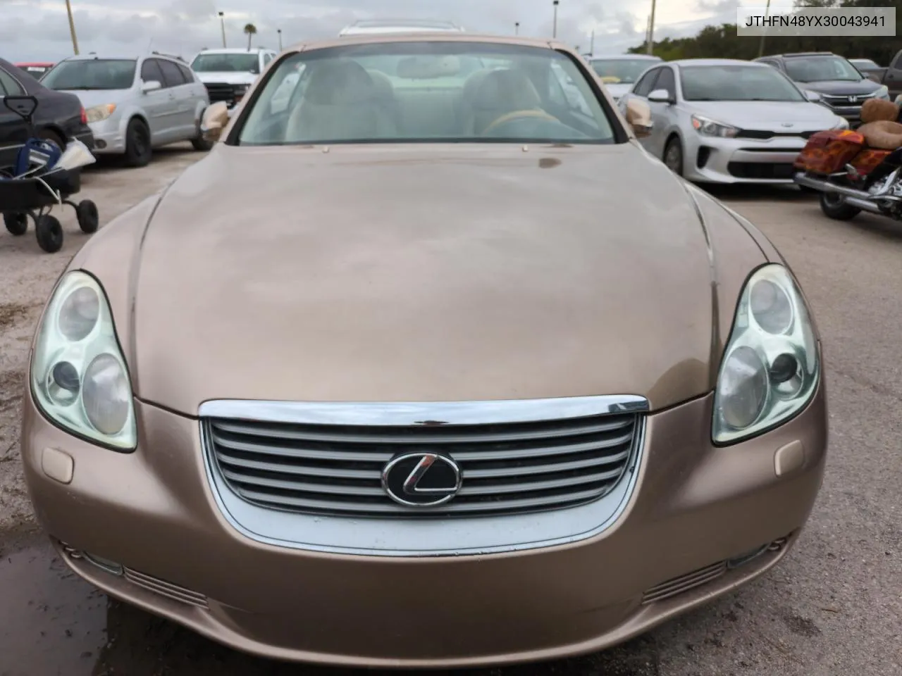 2003 Lexus Sc 430 VIN: JTHFN48YX30043941 Lot: 74352394