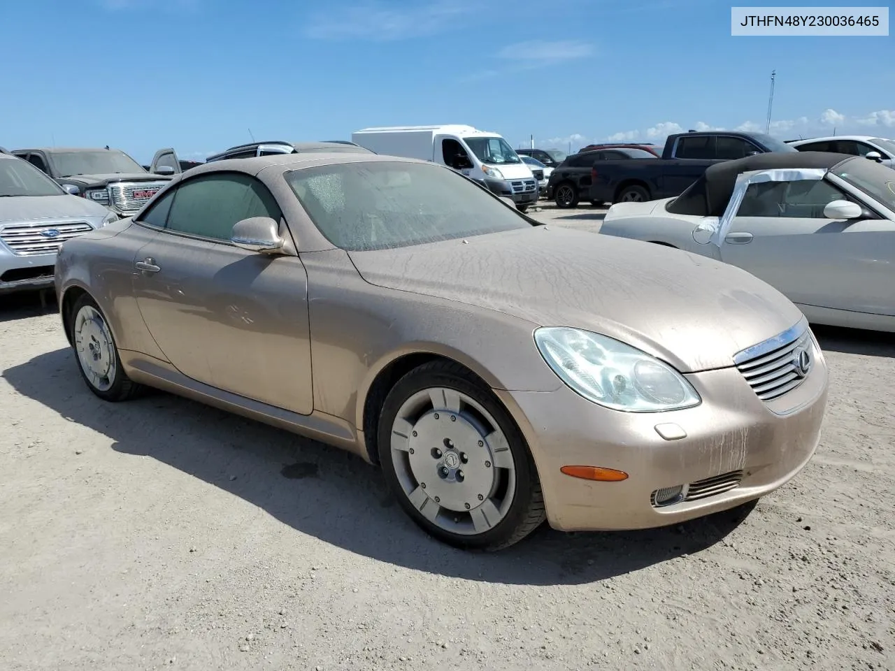 2003 Lexus Sc 430 VIN: JTHFN48Y230036465 Lot: 74859684