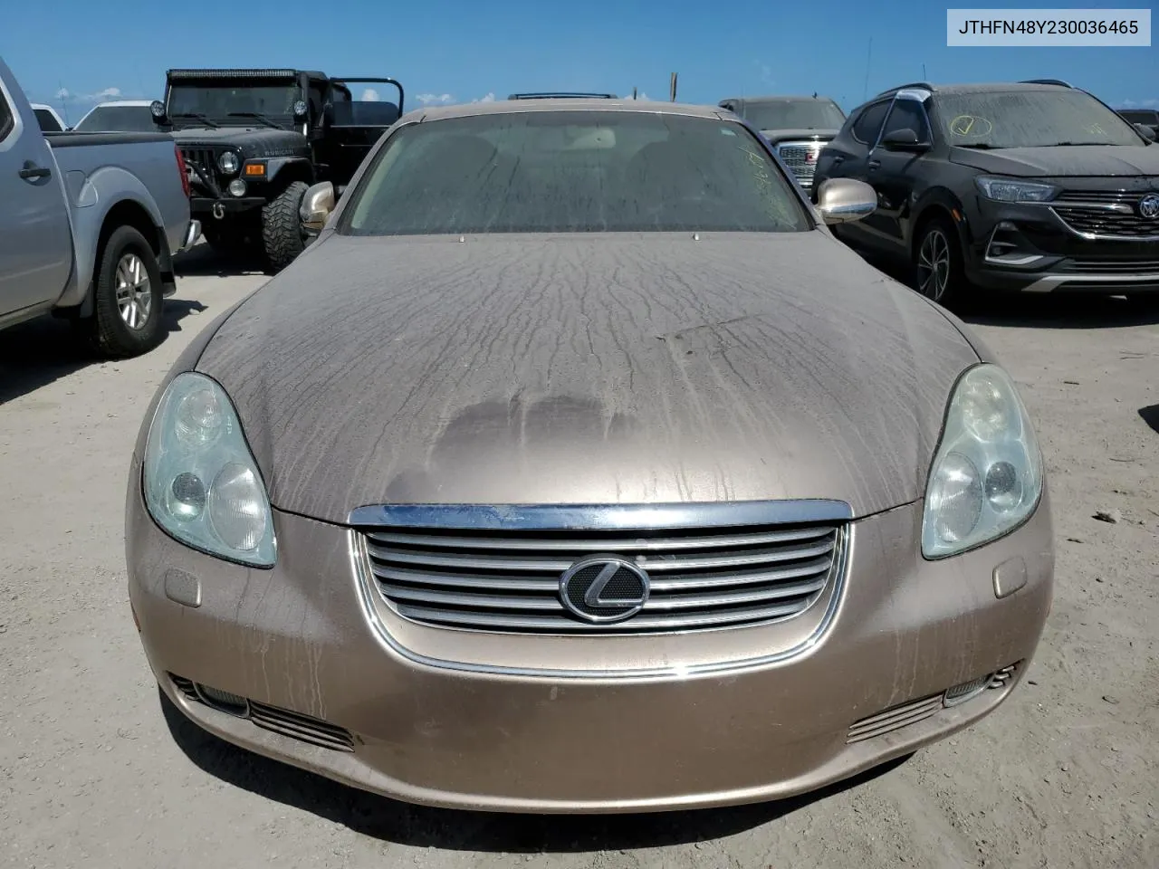 2003 Lexus Sc 430 VIN: JTHFN48Y230036465 Lot: 74859684