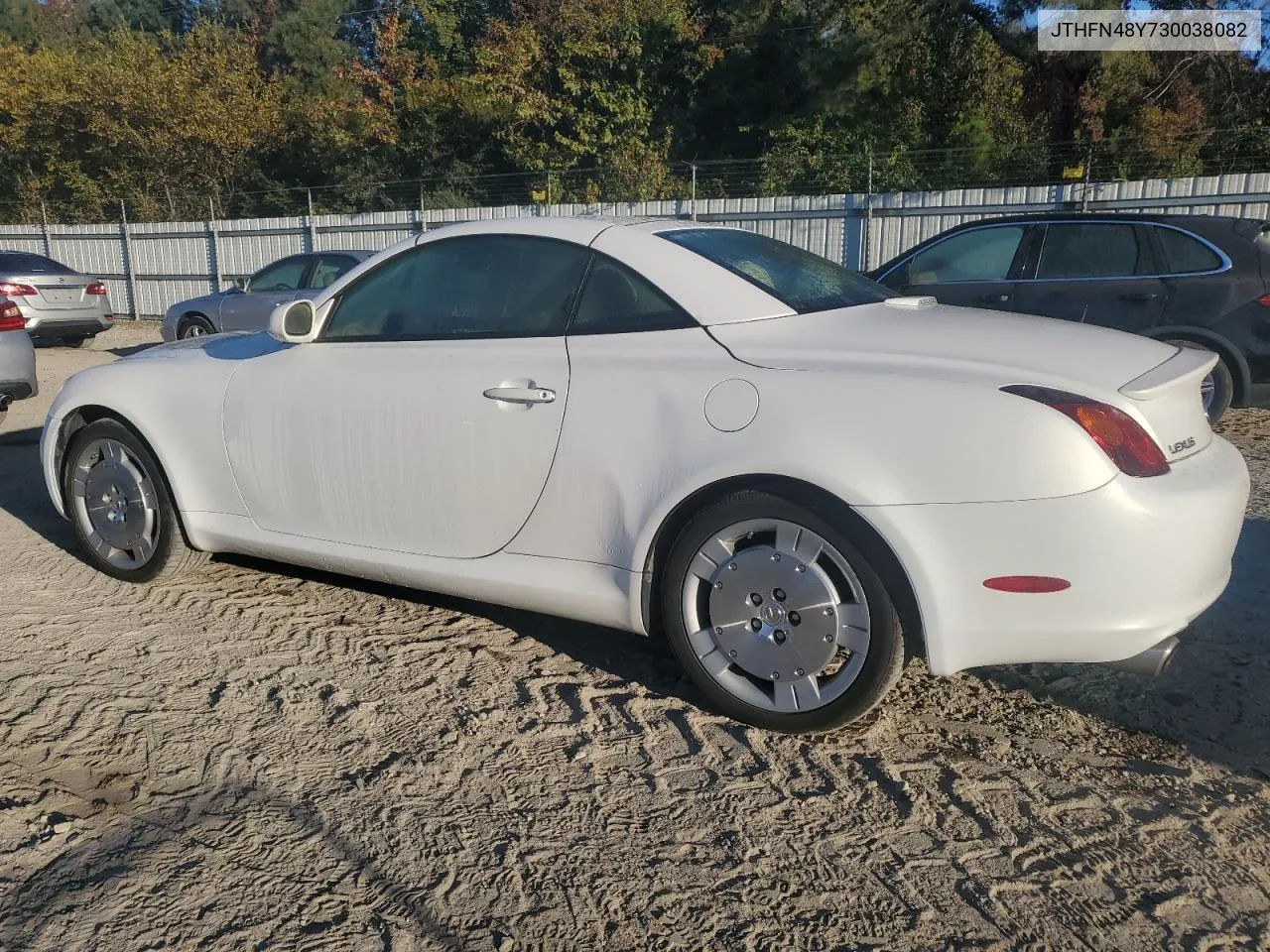 2003 Lexus Sc 430 VIN: JTHFN48Y730038082 Lot: 77005344