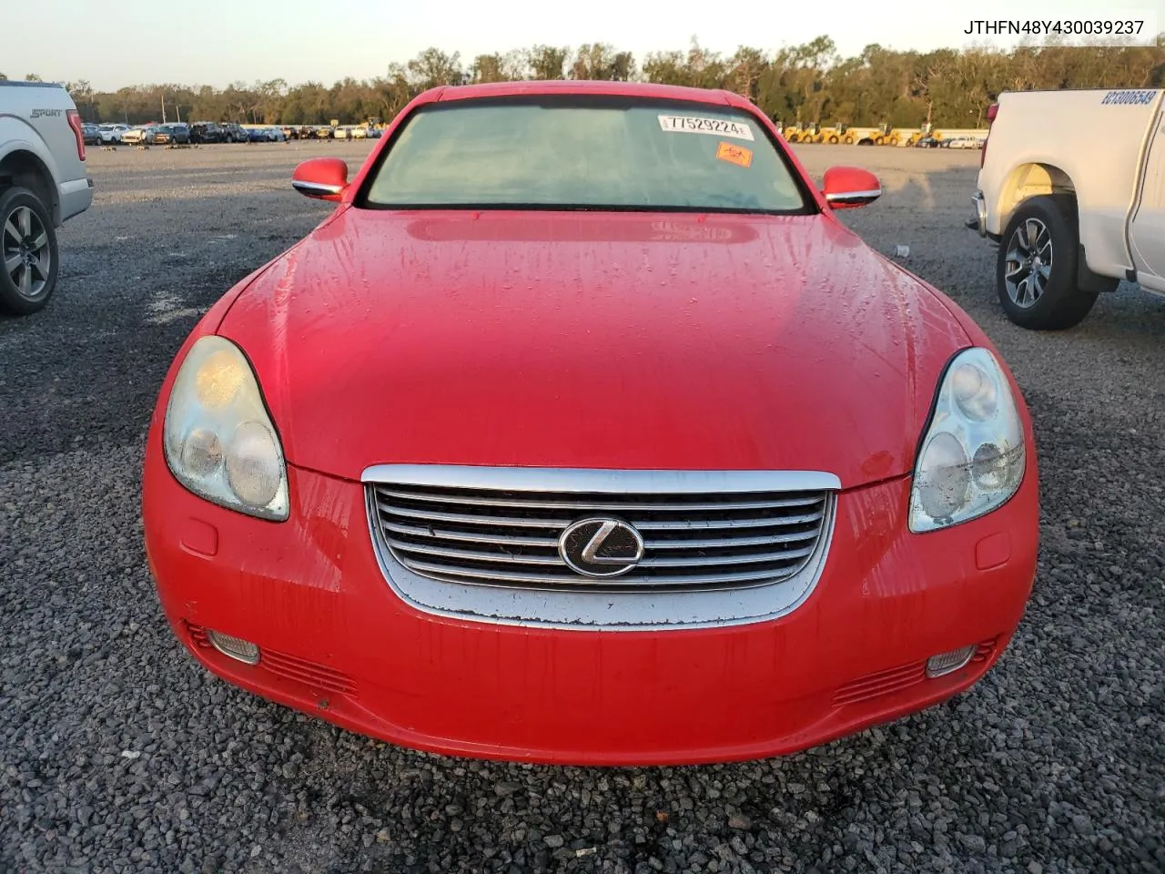 2003 Lexus Sc 430 VIN: JTHFN48Y430039237 Lot: 77529224