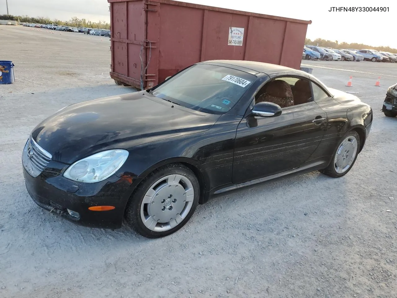 2003 Lexus Sc 430 VIN: JTHFN48Y330044901 Lot: 79170604