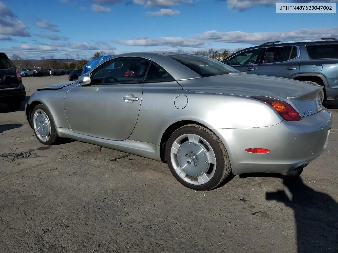 2003 Lexus Sc 430 VIN: JTHFN48Y630047002 Lot: 79889824