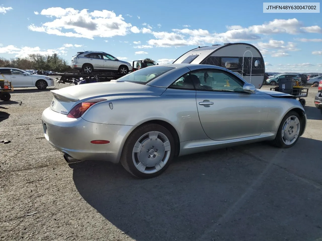 2003 Lexus Sc 430 VIN: JTHFN48Y630047002 Lot: 79889824