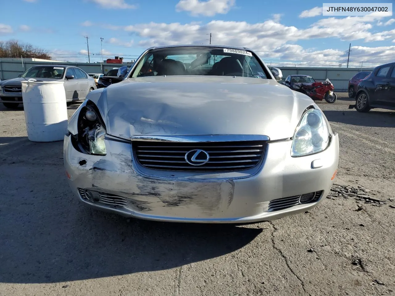 2003 Lexus Sc 430 VIN: JTHFN48Y630047002 Lot: 79889824