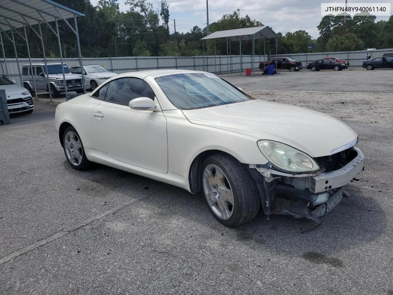 2004 Lexus Sc 430 VIN: JTHFN48Y940061140 Lot: 70178594