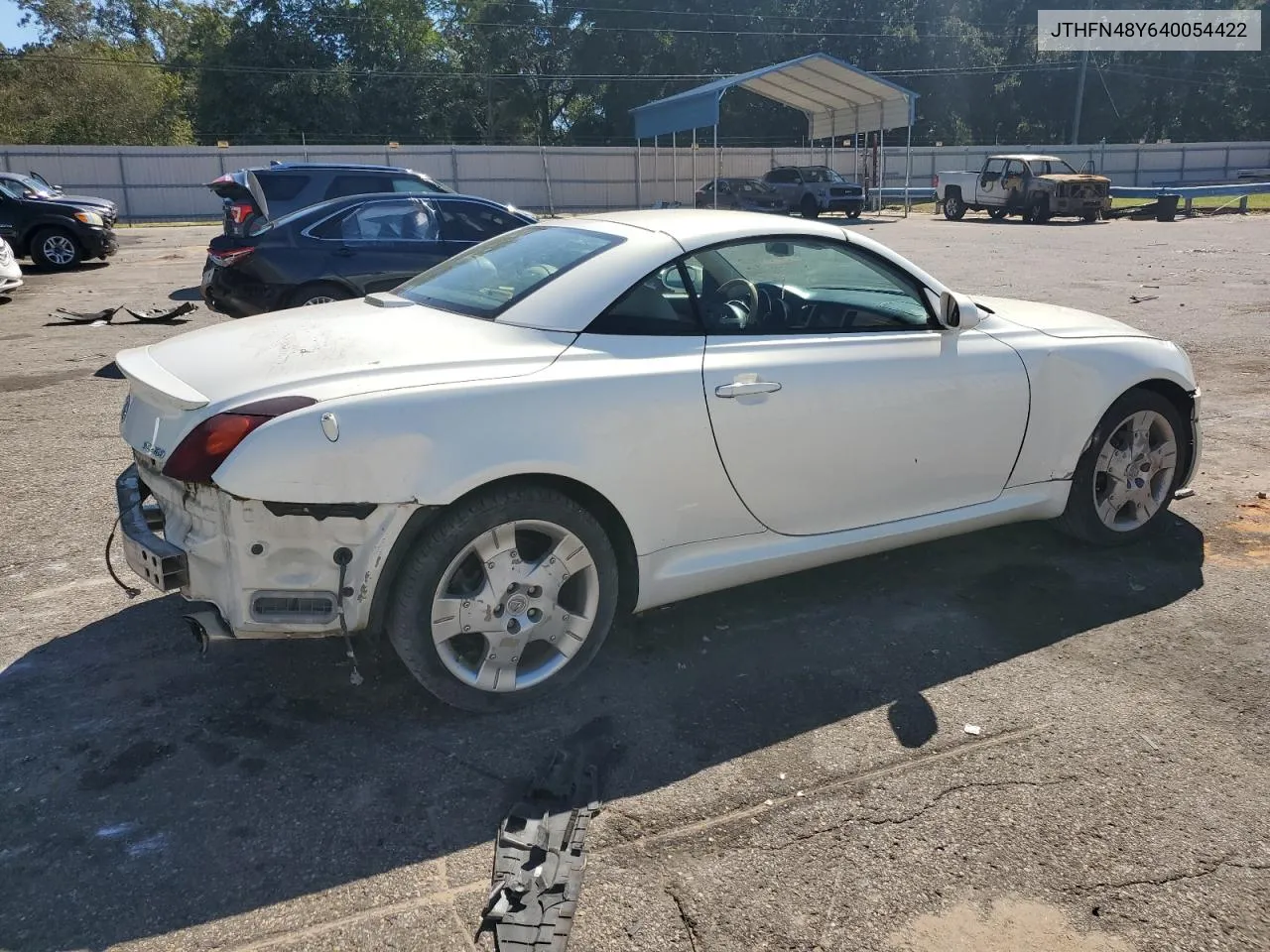 2004 Lexus Sc 430 VIN: JTHFN48Y640054422 Lot: 71995314