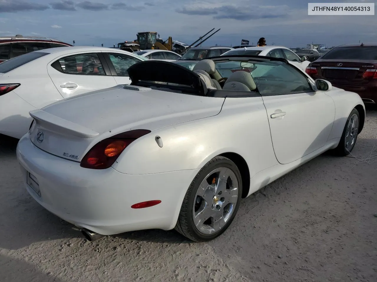 2004 Lexus Sc 430 VIN: JTHFN48Y140054313 Lot: 74099804