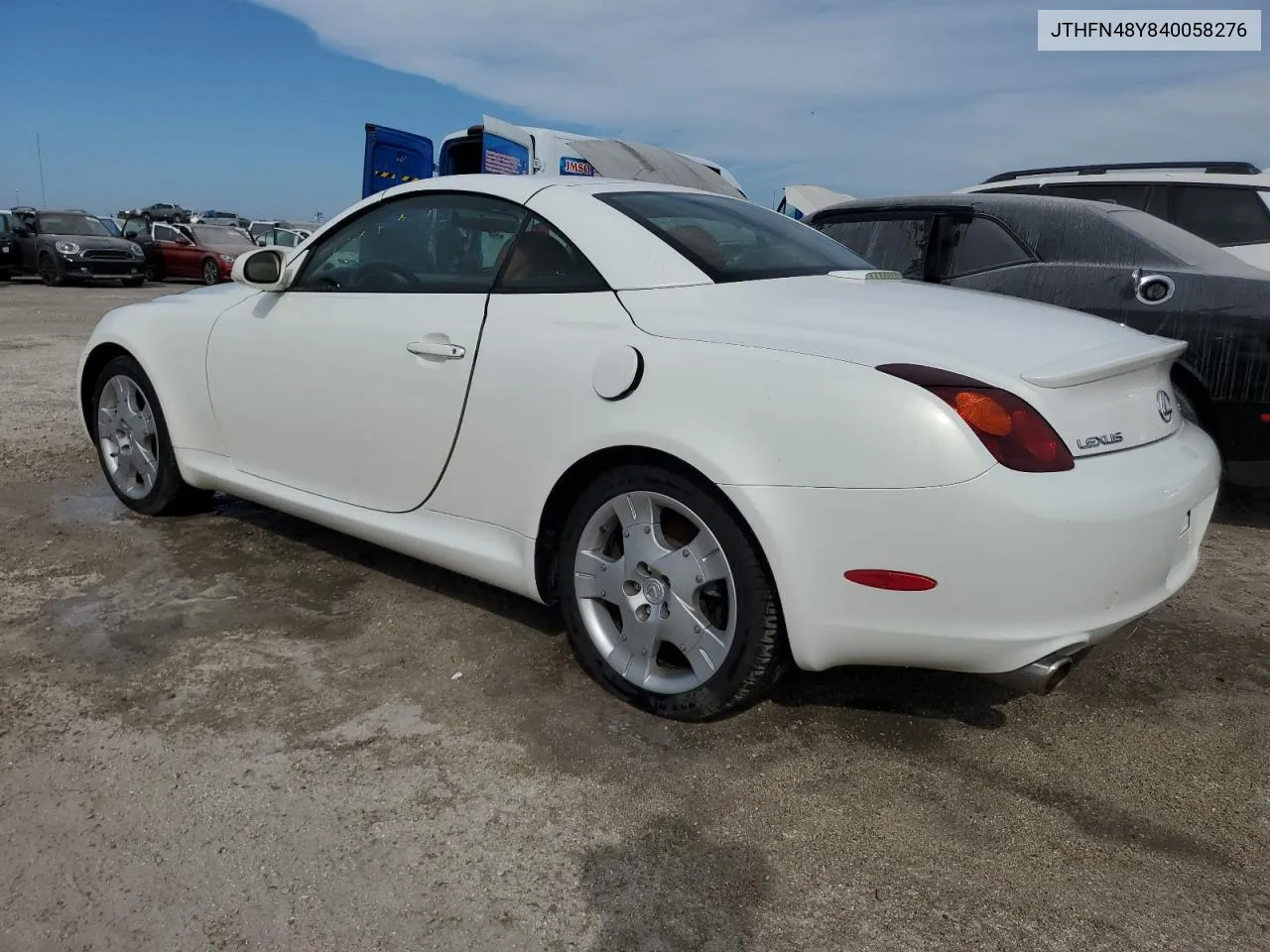 2004 Lexus Sc 430 VIN: JTHFN48Y840058276 Lot: 74428584