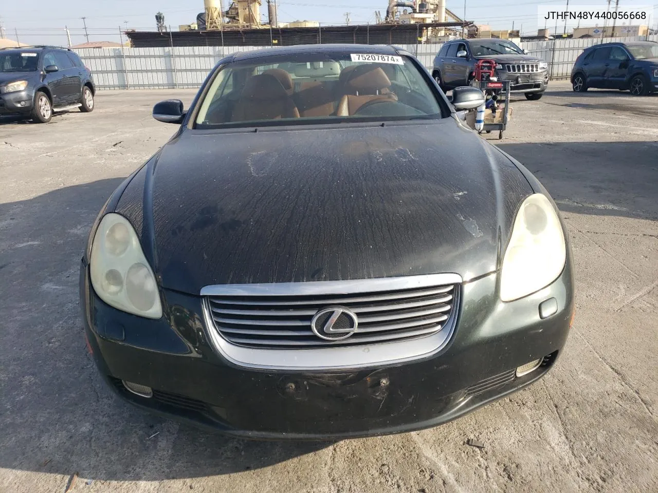 2004 Lexus Sc 430 VIN: JTHFN48Y440056668 Lot: 75207874