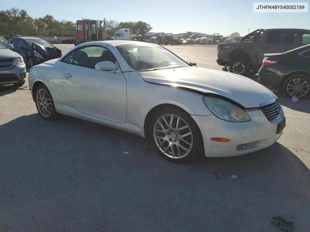 2004 Lexus Sc 430 VIN: JTHFN48Y540052189 Lot: 75233284