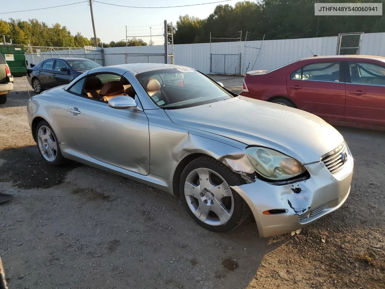 2004 Lexus Sc 430 VIN: JTHFN48Y540060941 Lot: 75556184