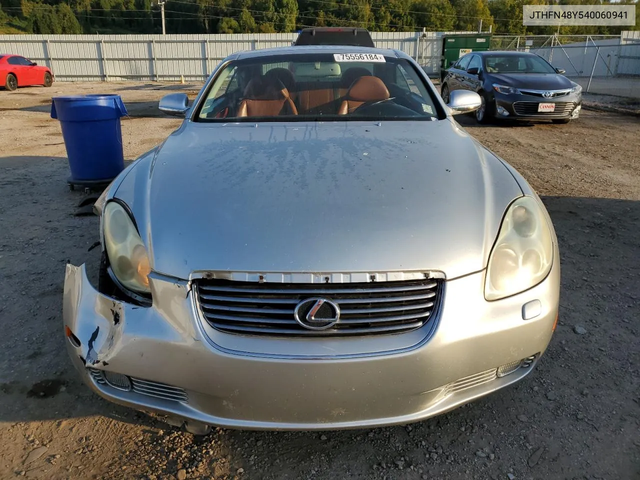 2004 Lexus Sc 430 VIN: JTHFN48Y540060941 Lot: 75556184