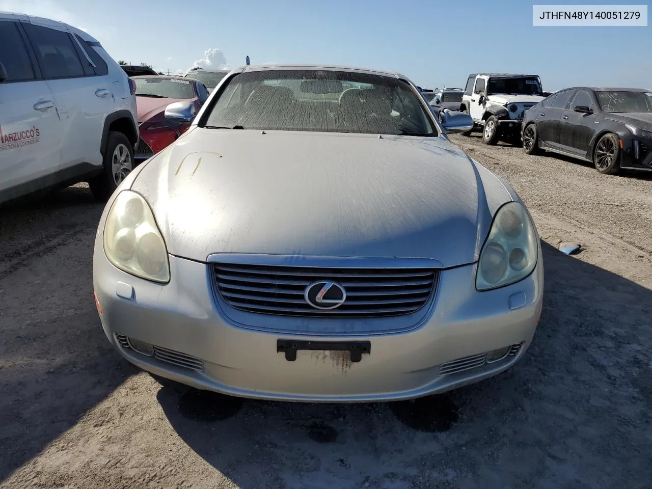 2004 Lexus Sc 430 VIN: JTHFN48Y140051279 Lot: 76510534