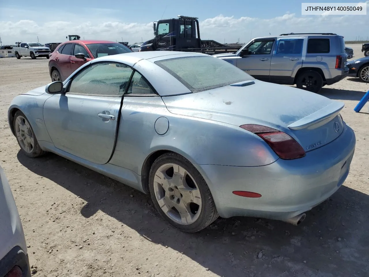 2004 Lexus Sc 430 VIN: JTHFN48Y140050049 Lot: 76526924