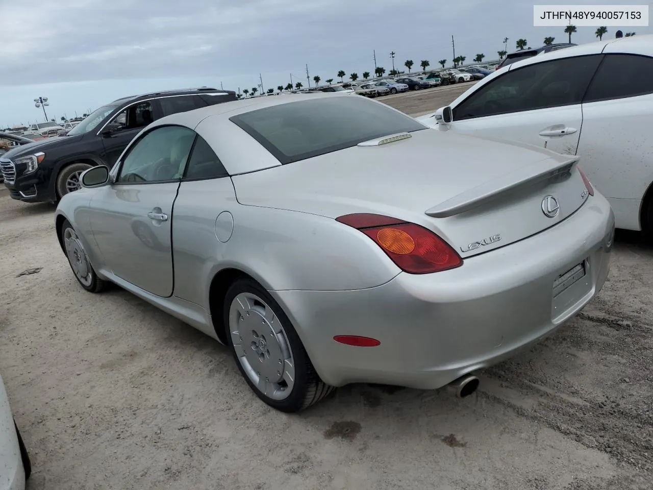 2004 Lexus Sc 430 VIN: JTHFN48Y940057153 Lot: 77005184