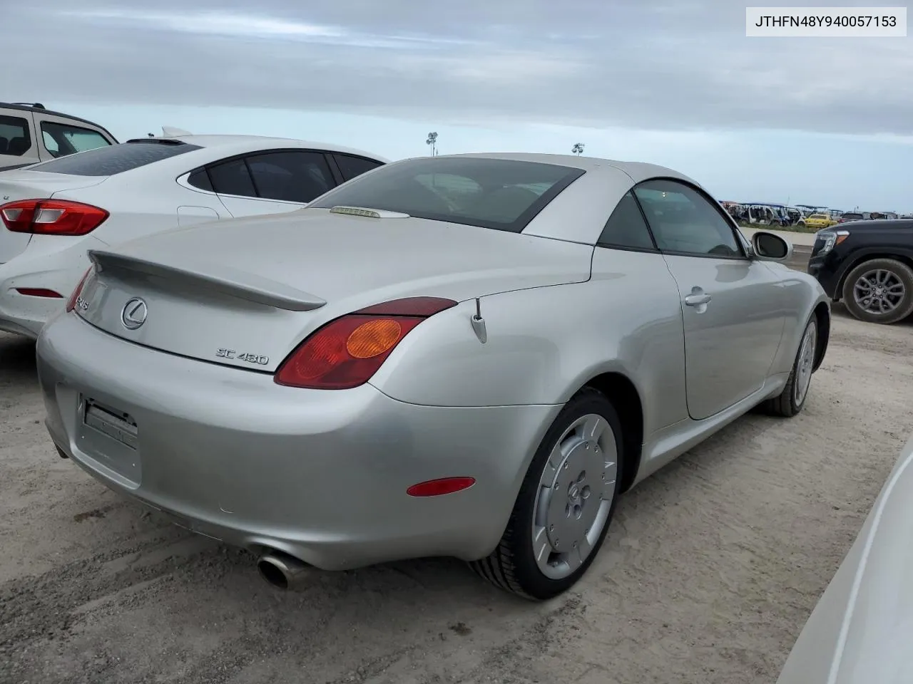 2004 Lexus Sc 430 VIN: JTHFN48Y940057153 Lot: 77005184