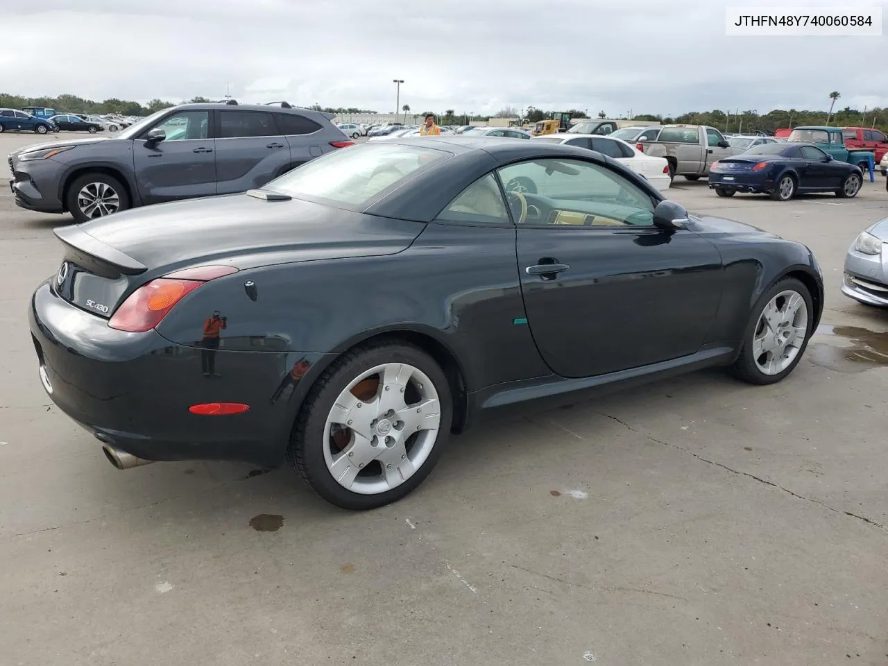 2004 Lexus Sc 430 VIN: JTHFN48Y740060584 Lot: 77255094