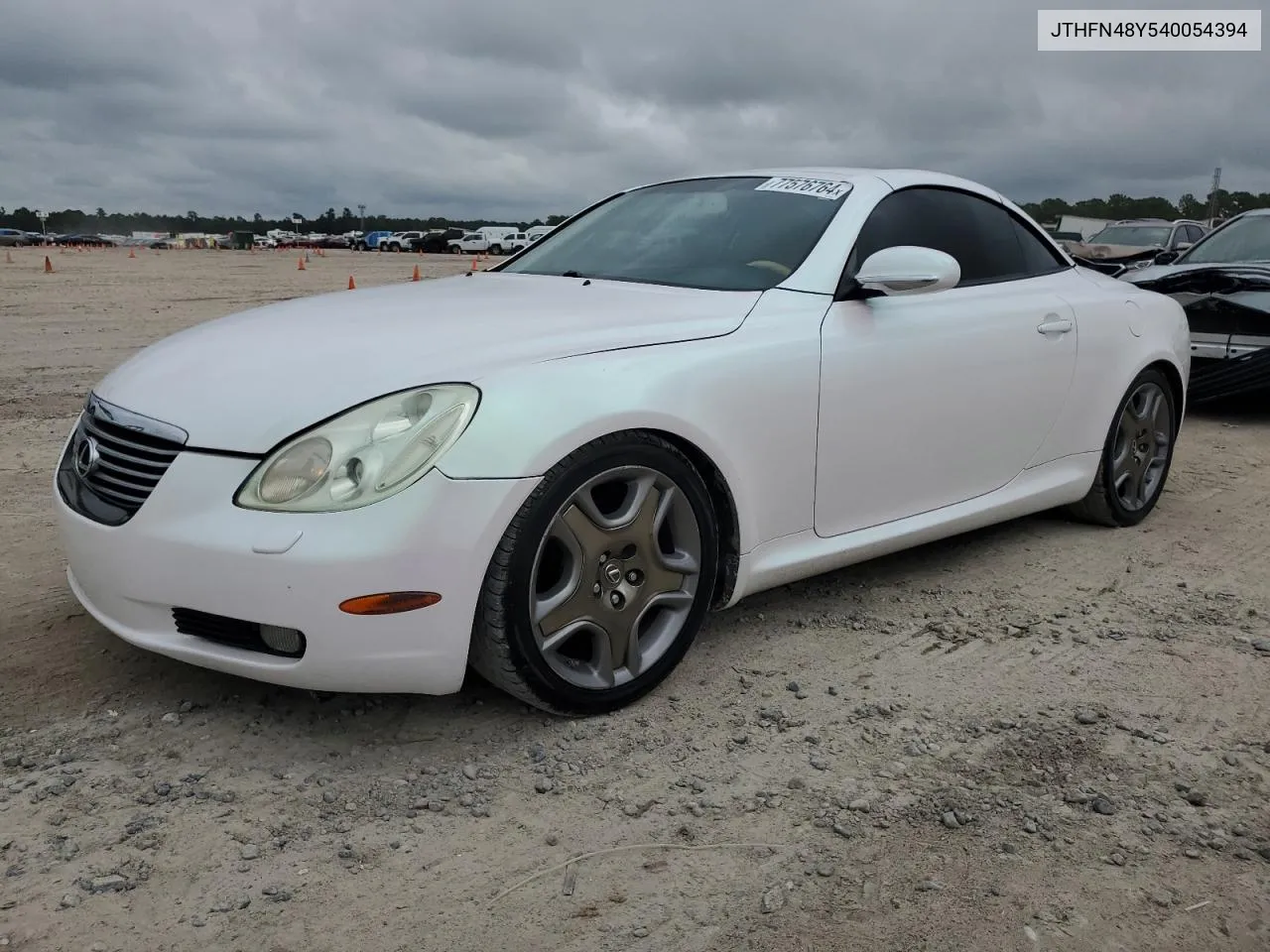 2004 Lexus Sc 430 VIN: JTHFN48Y540054394 Lot: 77576764