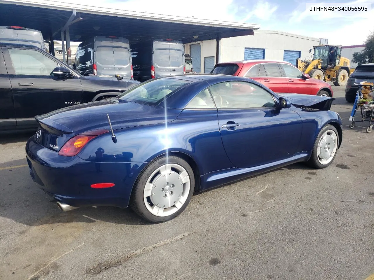 2004 Lexus Sc 430 VIN: JTHFN48Y340056595 Lot: 79484514