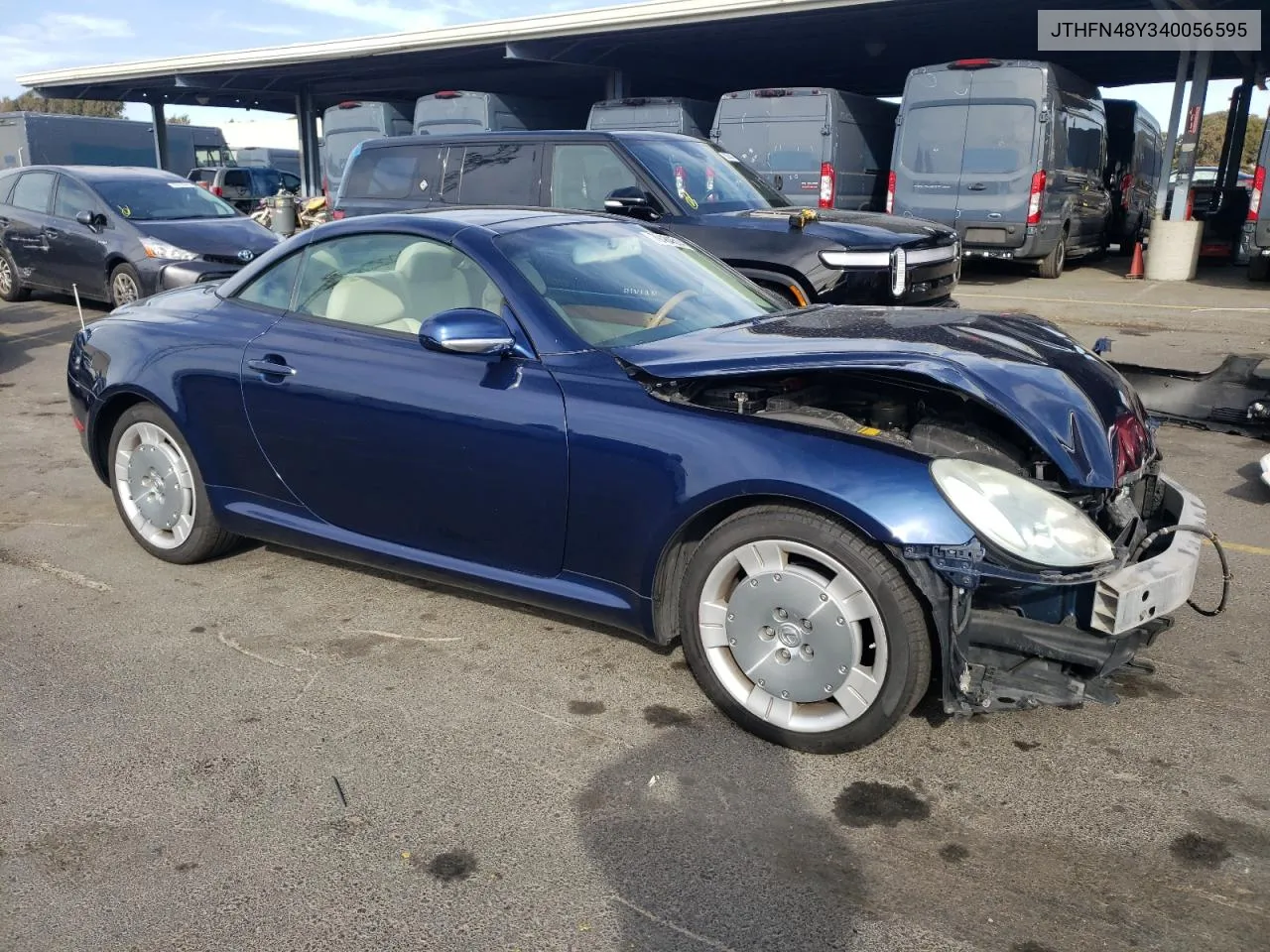 2004 Lexus Sc 430 VIN: JTHFN48Y340056595 Lot: 79484514