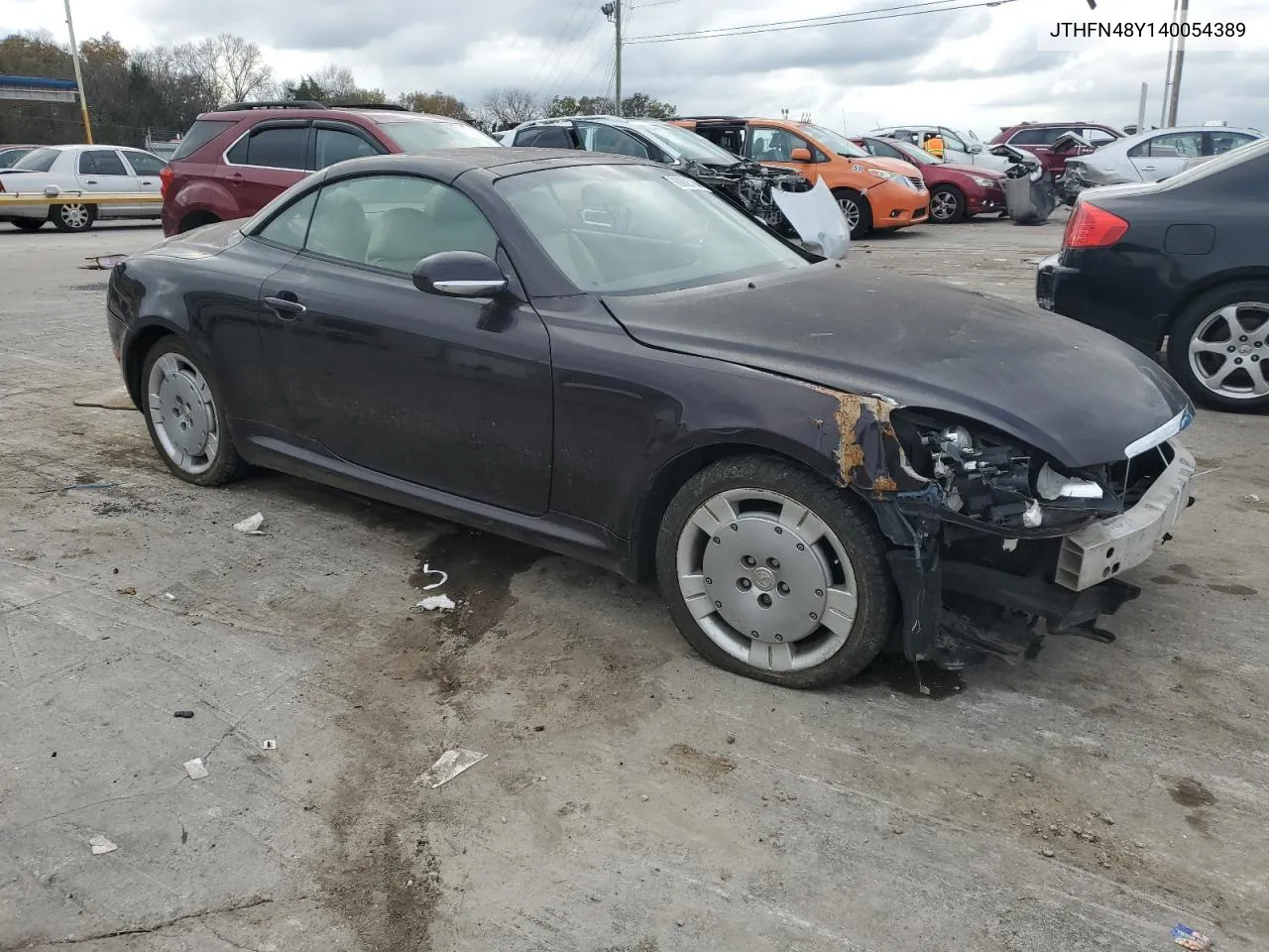 2004 Lexus Sc 430 VIN: JTHFN48Y140054389 Lot: 80068764