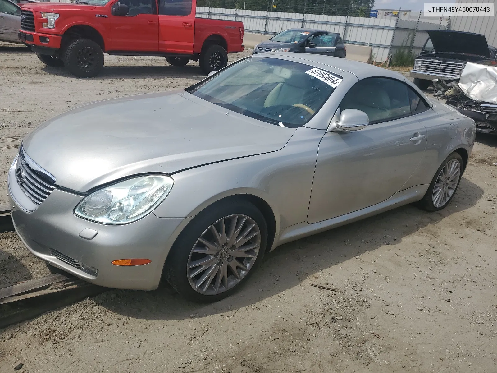 JTHFN48Y450070443 2005 Lexus Sc 430