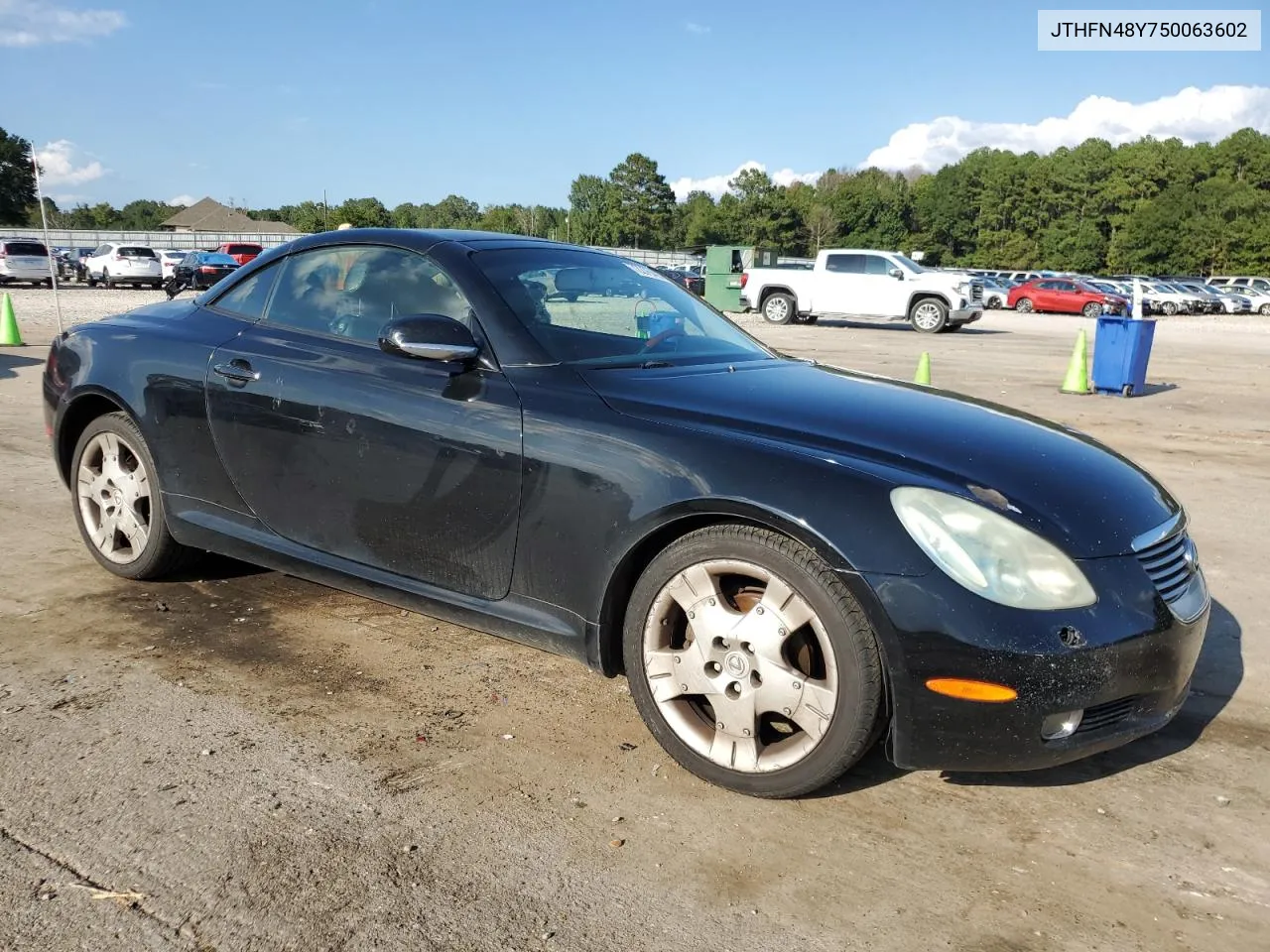 2005 Lexus Sc 430 VIN: JTHFN48Y750063602 Lot: 72276494