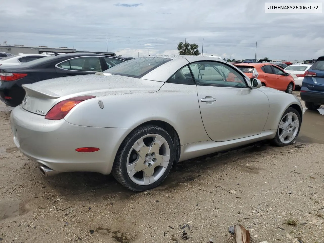 2005 Lexus Sc 430 VIN: JTHFN48Y250067072 Lot: 73648694