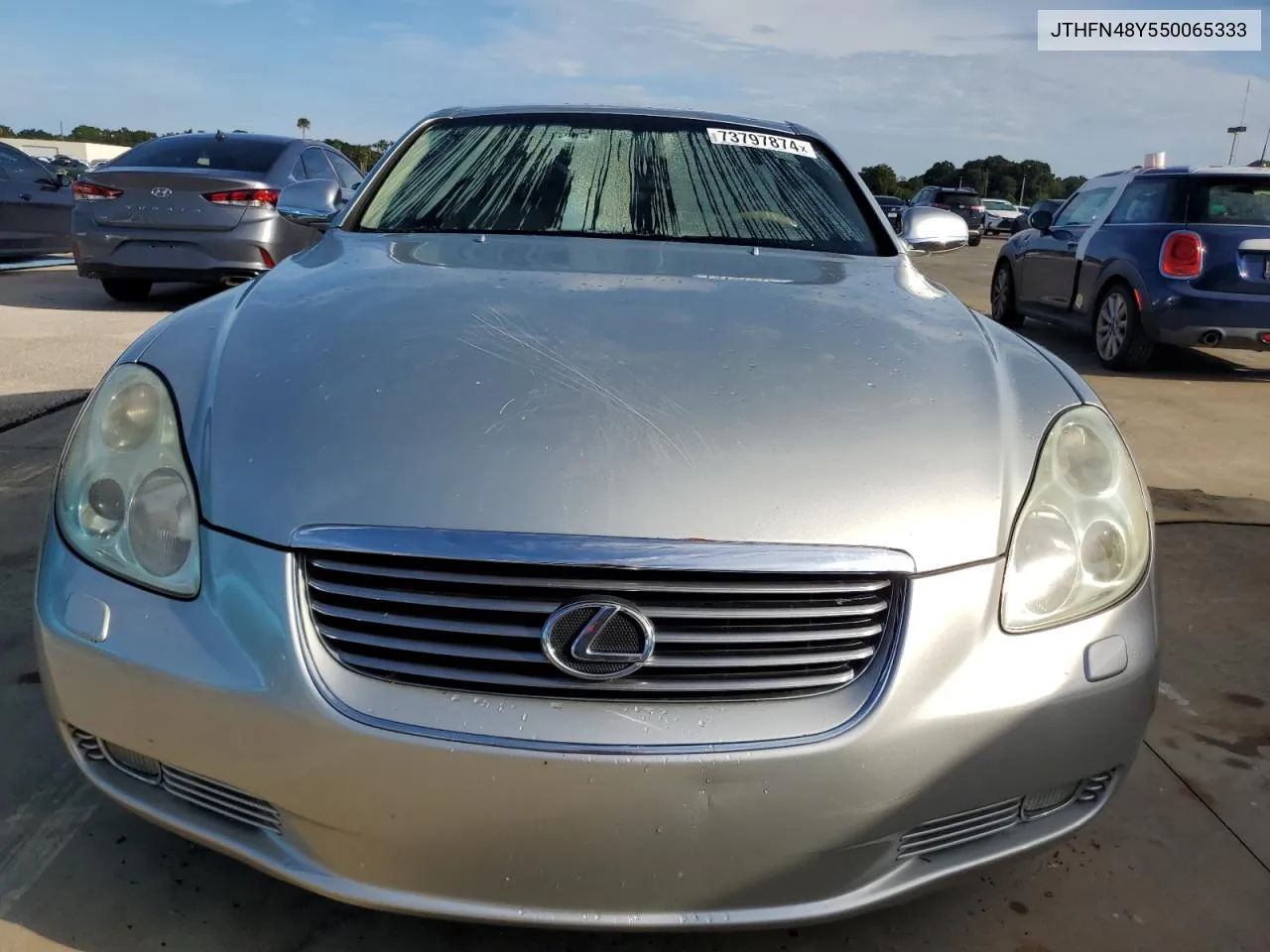 2005 Lexus Sc 430 VIN: JTHFN48Y550065333 Lot: 73797874