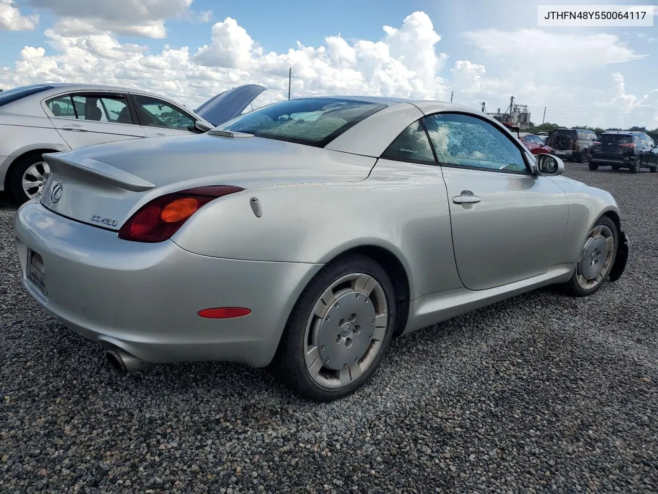 2005 Lexus Sc 430 VIN: JTHFN48Y550064117 Lot: 74053284