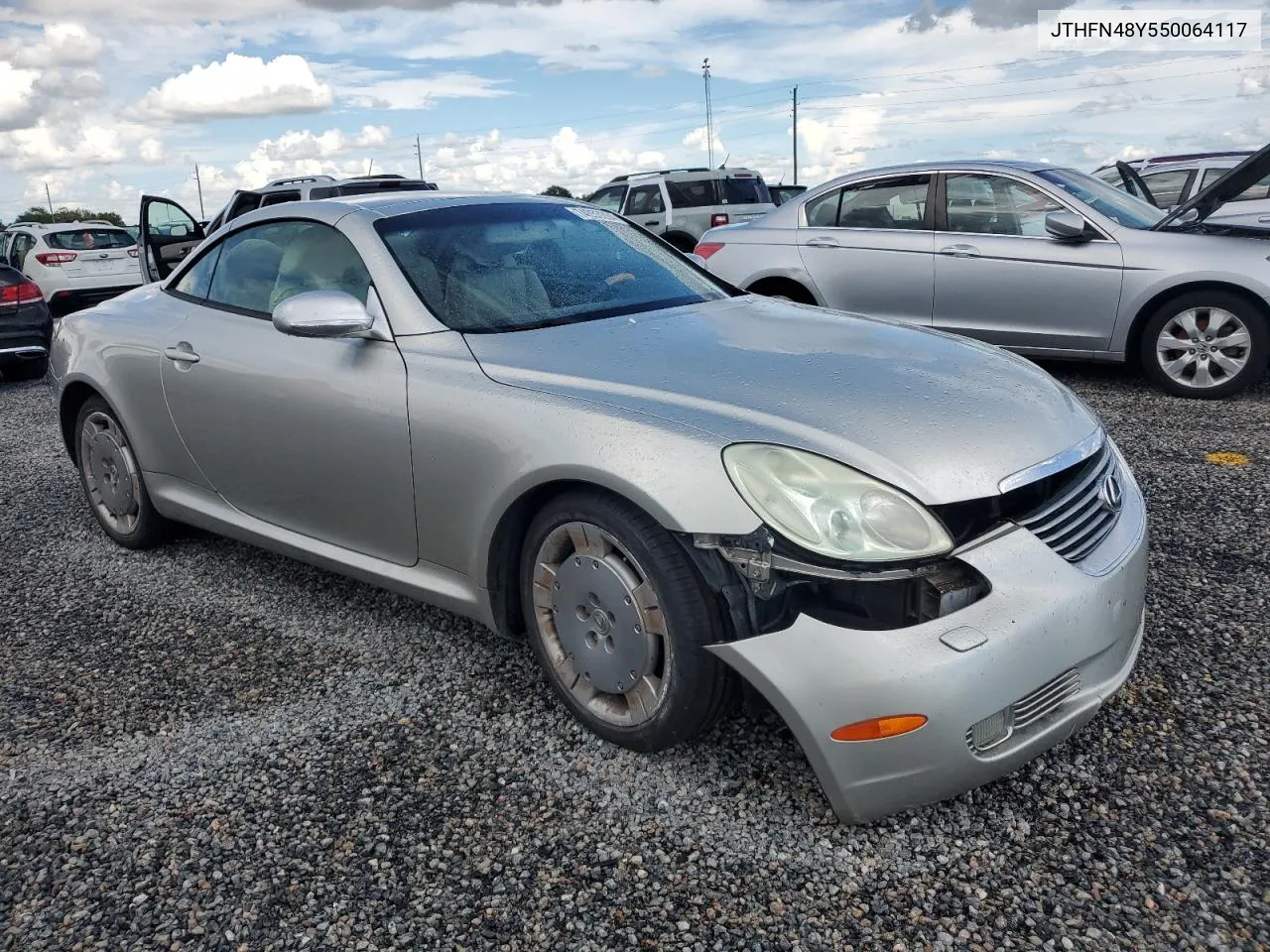 2005 Lexus Sc 430 VIN: JTHFN48Y550064117 Lot: 74053284