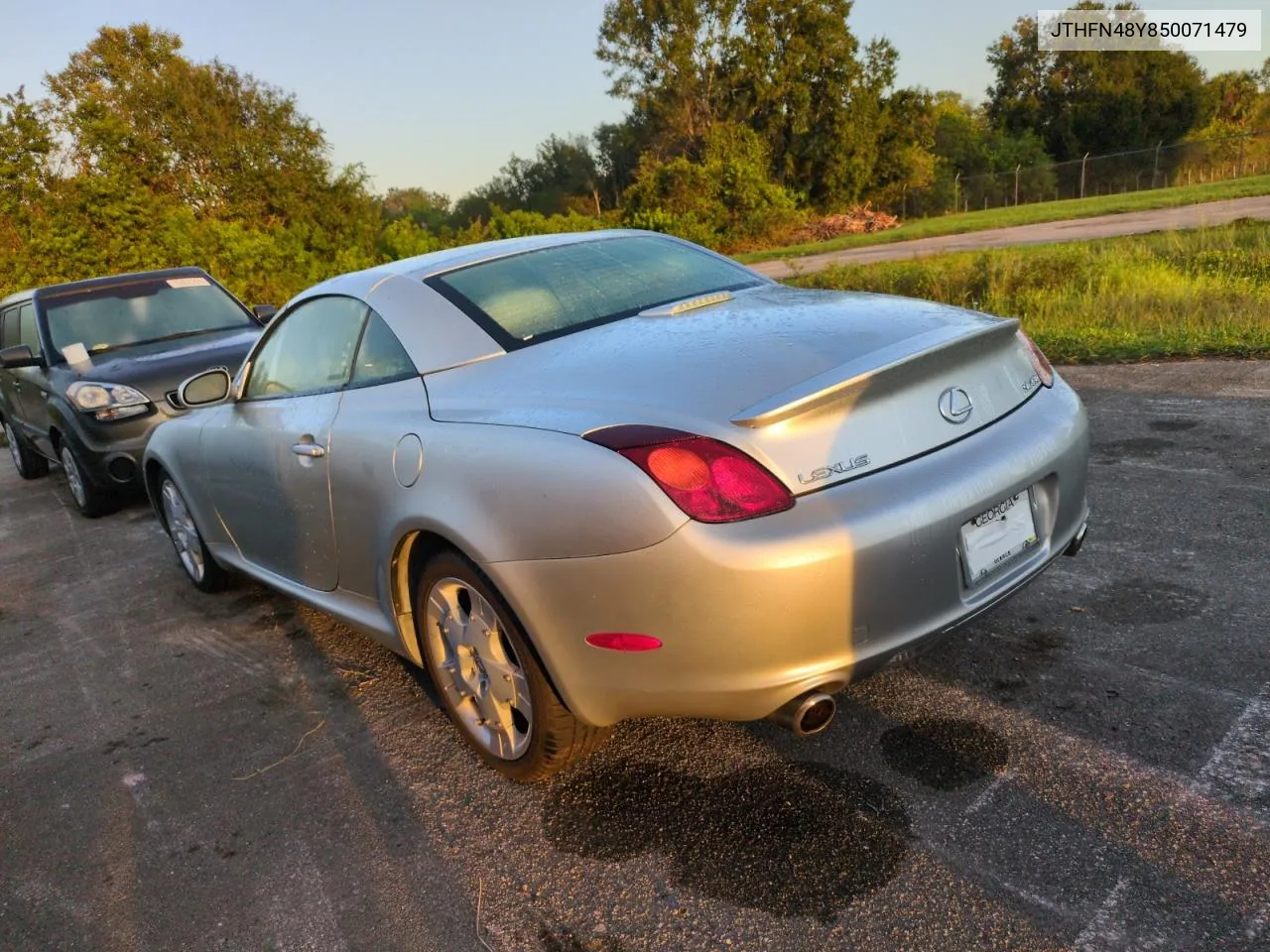 2005 Lexus Sc 430 VIN: JTHFN48Y850071479 Lot: 74890164