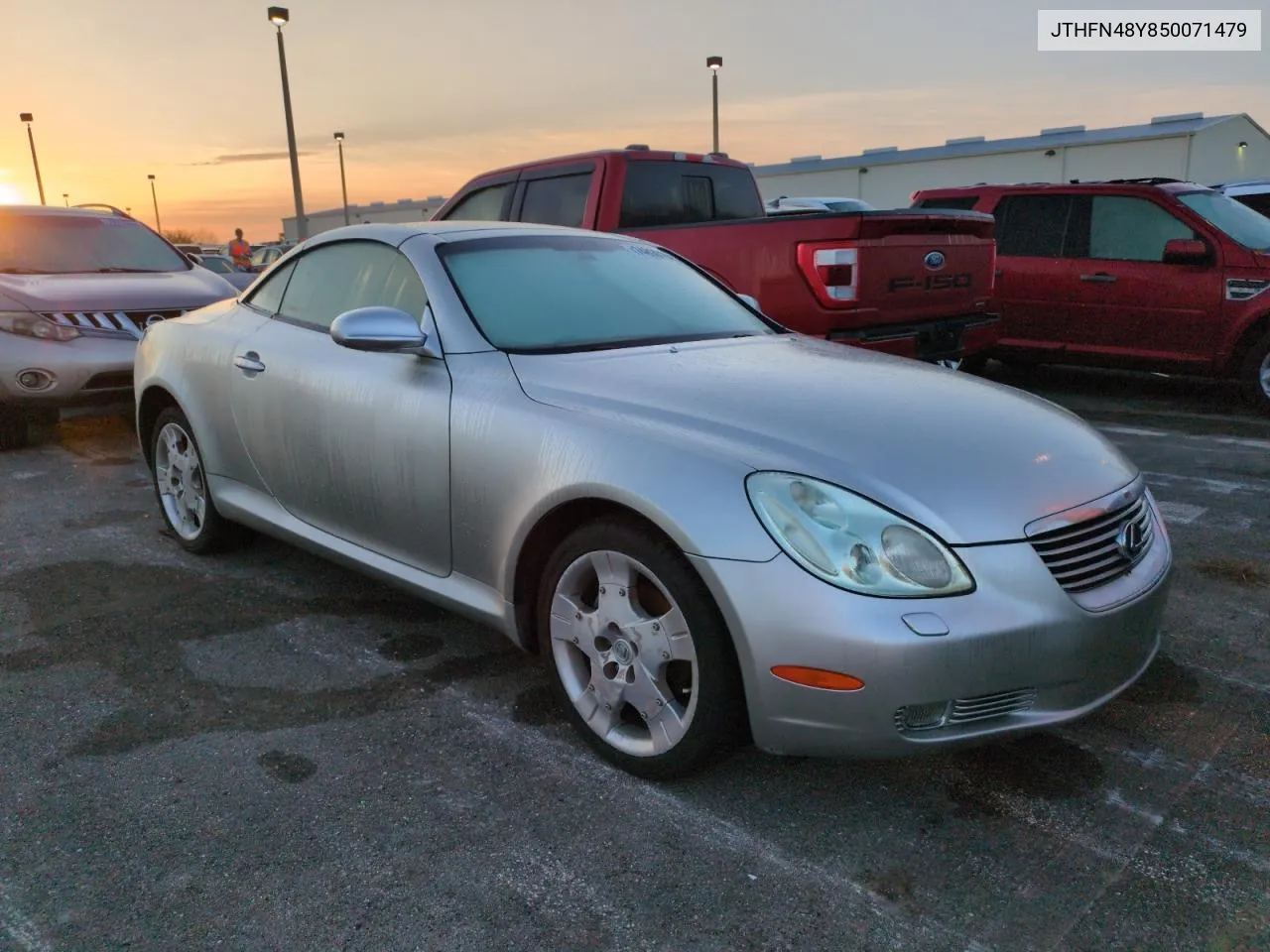 2005 Lexus Sc 430 VIN: JTHFN48Y850071479 Lot: 74890164