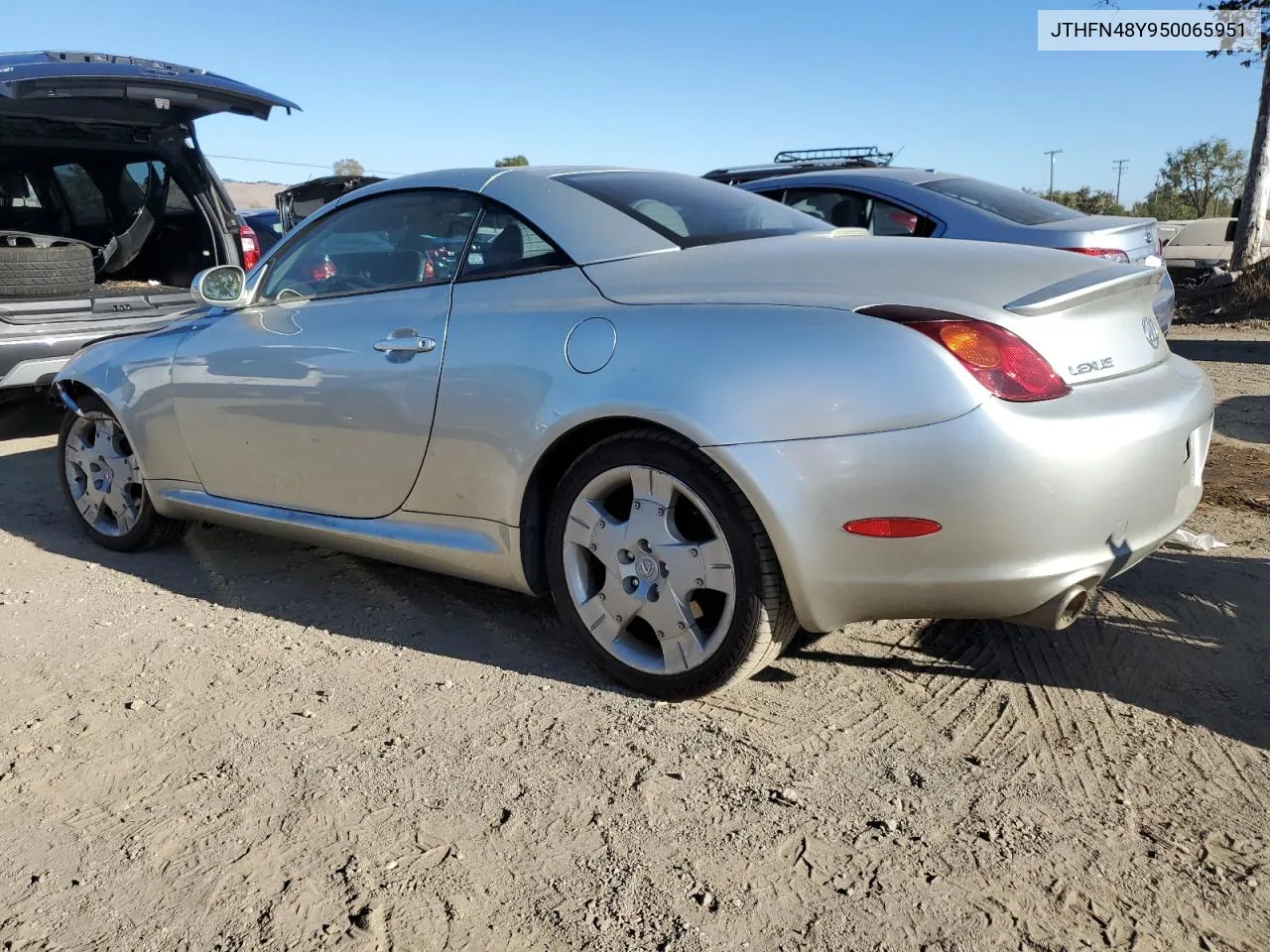 2005 Lexus Sc 430 VIN: JTHFN48Y950065951 Lot: 75933954